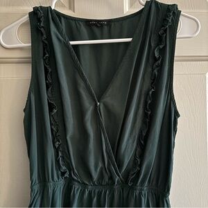 Dark Green Sleeveless Top